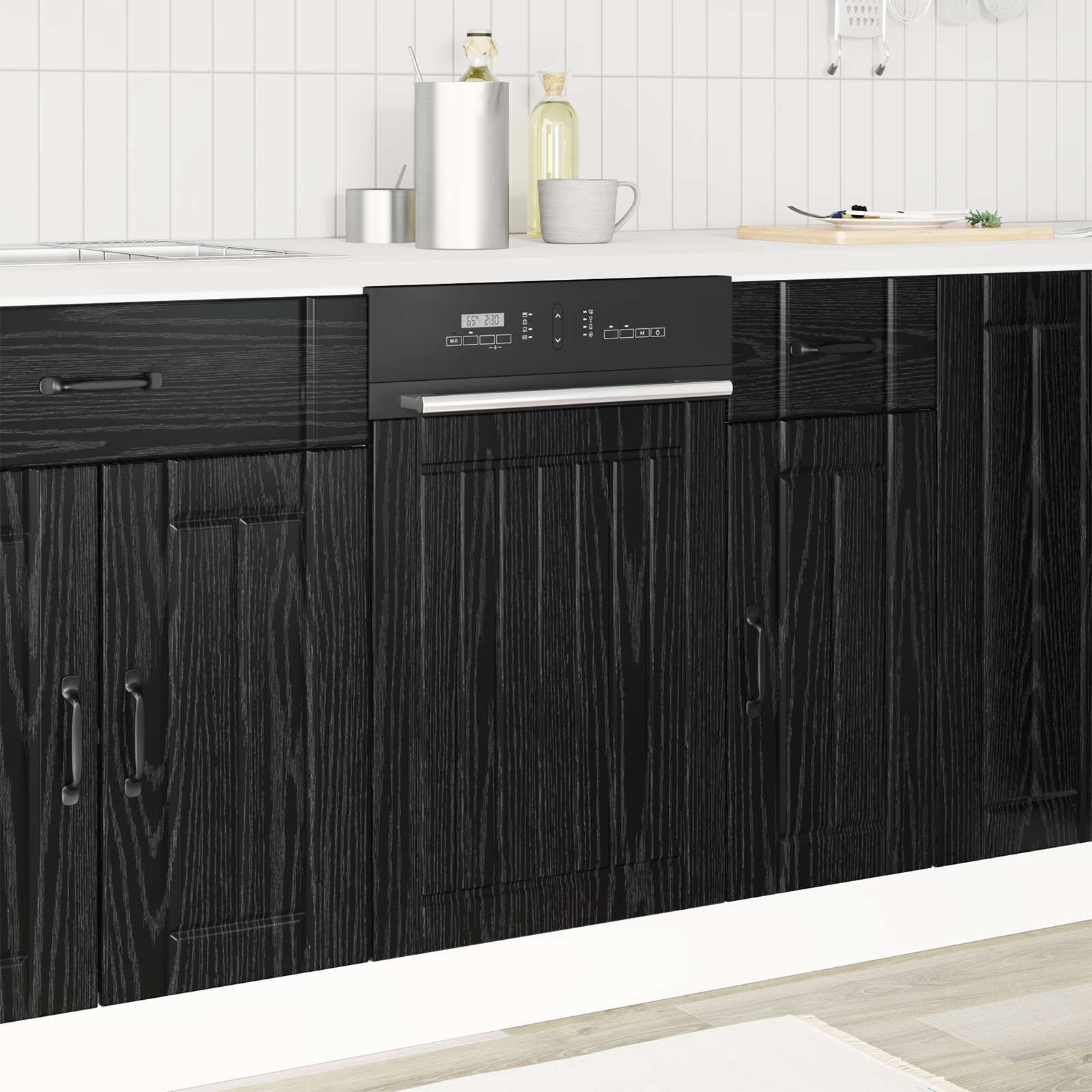 Mobile da cucina Rovere Nero 45 x 1,5 x 67 cm Legno multistrato 8003821