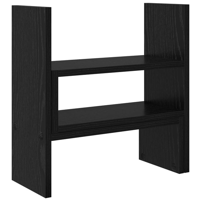 Supporto per Monitor da Scrivania Rovere Nero 40 x 17 x 41 cm 8003921