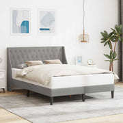 Struttura del letto Grigio chiaro 120 x 190 cm Velluto 42027412