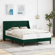 Struttura del letto Verde Scuro 120 x 200 cm Velluto 42027420