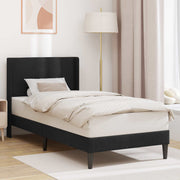 Struttura del letto con testiera Nero 100 x 200 cm Velluto 42027489