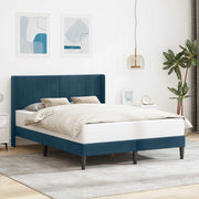 Struttura del letto con testiera Blu 160 x 200 cm Velluto 42027520