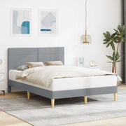 Struttura del letto Grigio chiaro 140 x 200 cm Tessuto 42027588