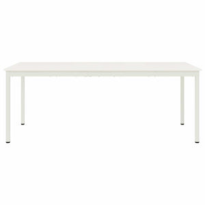 Tavolo da pranzo Bianco 200 x 100 x 75 cm Pino massello 3416326