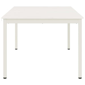 Tavolo da pranzo Bianco 200 x 100 x 75 cm Pino massello 3416326