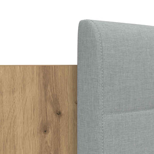 Struttura letto con testata Rovere artigianale 200 x 200 cm 3416332