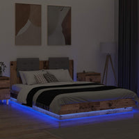 Struttura letto con testata Legno vecchio 150 x 200 cm 3416340