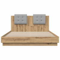 Struttura letto con testata Rovere artigianale 150 x 200 cm 3416341