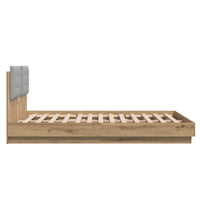 Struttura letto con testata Rovere artigianale 150 x 200 cm 3416341