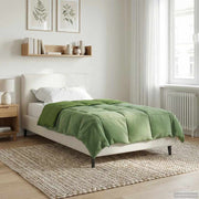 Duvet Estivo Trapuntato Verde 135 x 220 cm Microfibra 42025958
