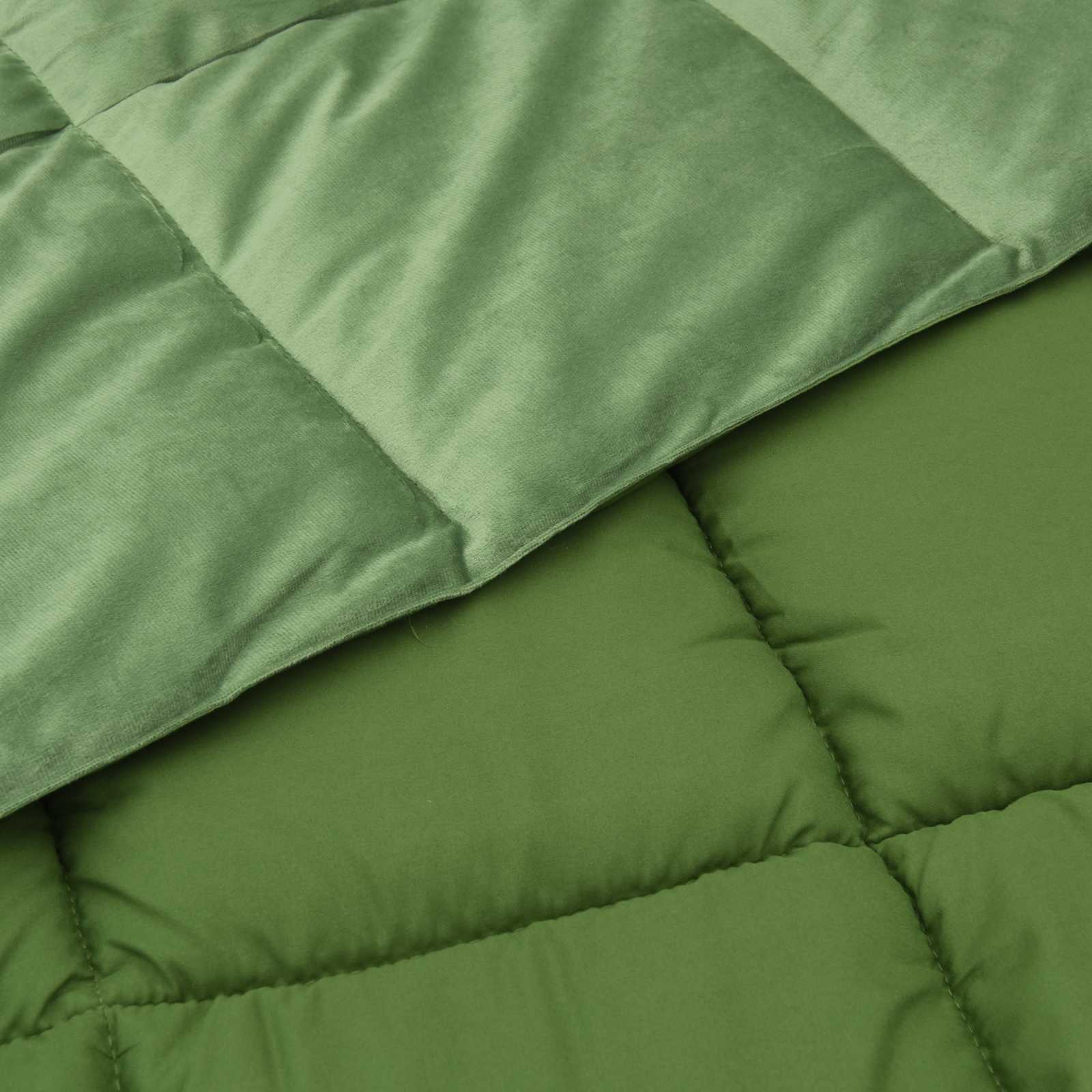 Duvet Estivo Trapuntato Verde 155 x 220 cm Microfibra 42025960