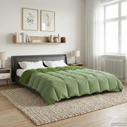 Duvet Estivo Trapuntato Verde 240 x 260 cm Microfibra 42025964