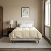 Duvet Estivo Trapuntato Crema 135 x 200 cm Microfibra 42025977