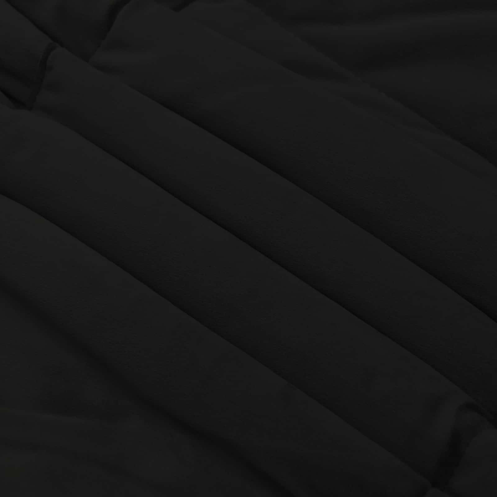 Duvet Invernale Trapuntato Nero 200 x 200 cm Microfibra 42026100