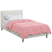 Duvet Invernale Trapuntato Rosa 155 x 200 cm Microfibra 42026111