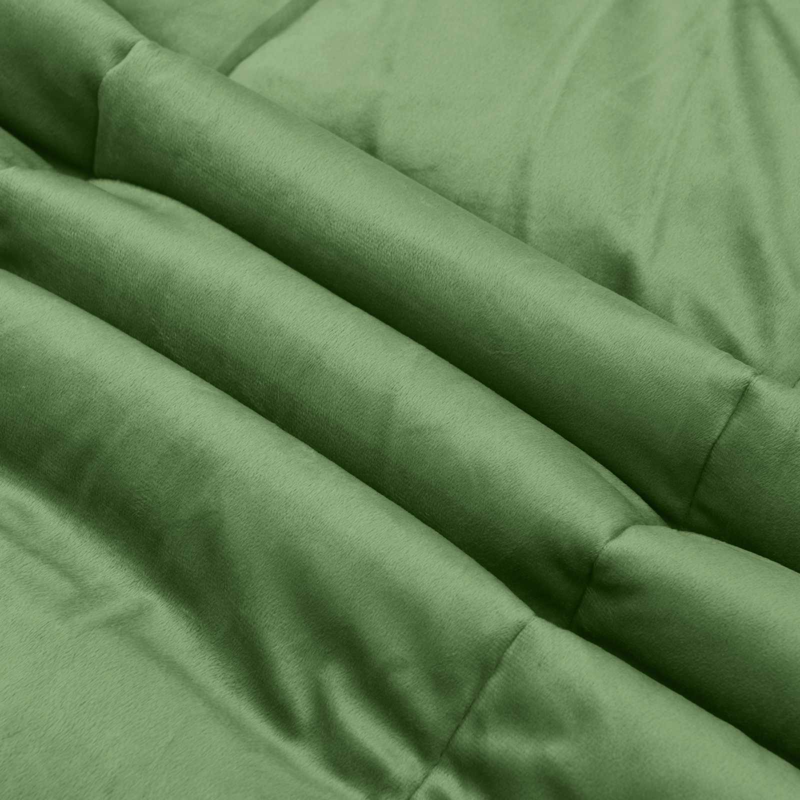 Duvet Invernale Trapuntato Verde 140 x 200 cm Microfibra 42026122