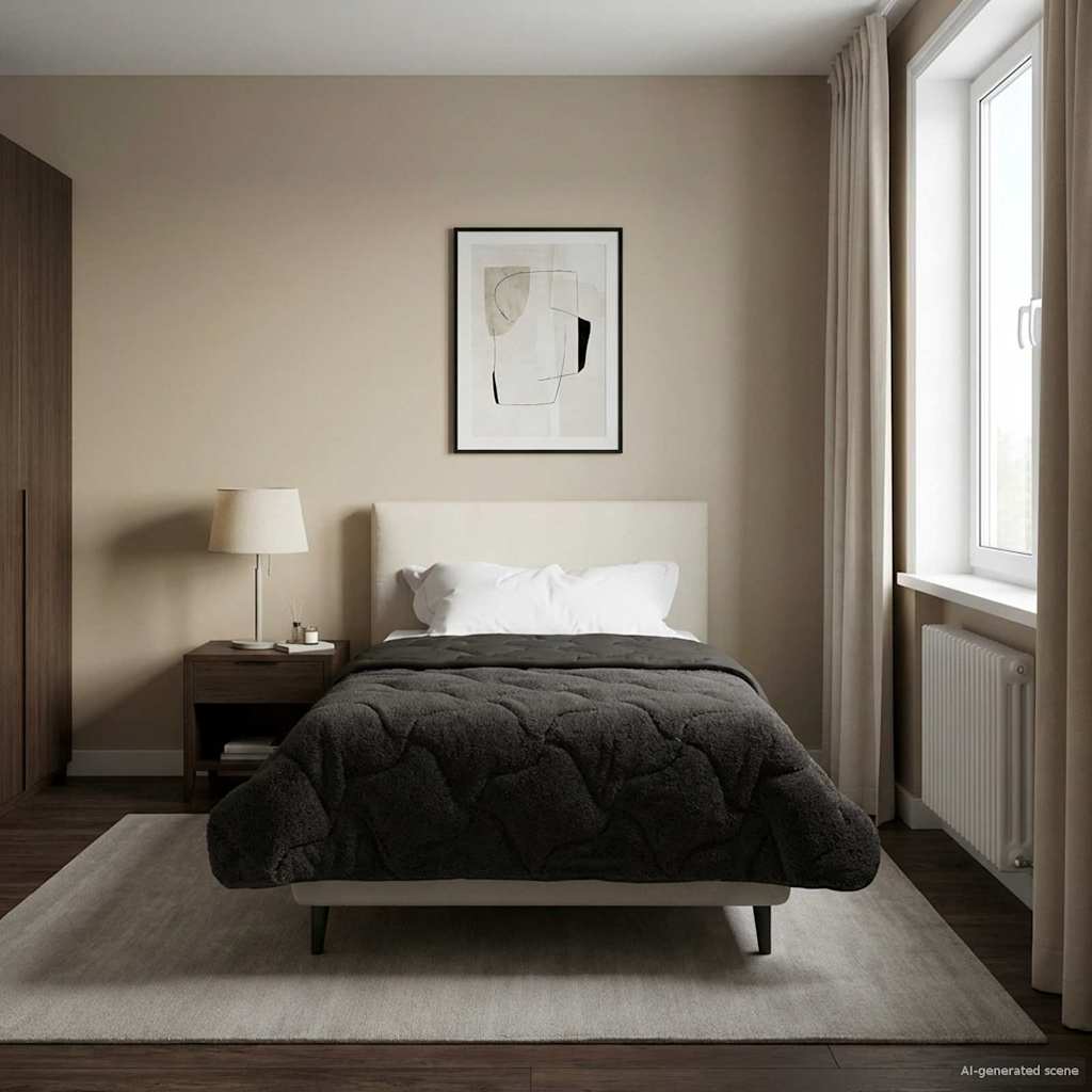 Piumone Completo Annuale Trapuntato Antracite 155 x 220 cm 42026236