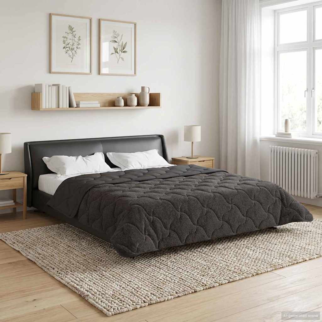 Piumone Completo Annuale Trapuntato Antracite 220 x 240 cm 42026238