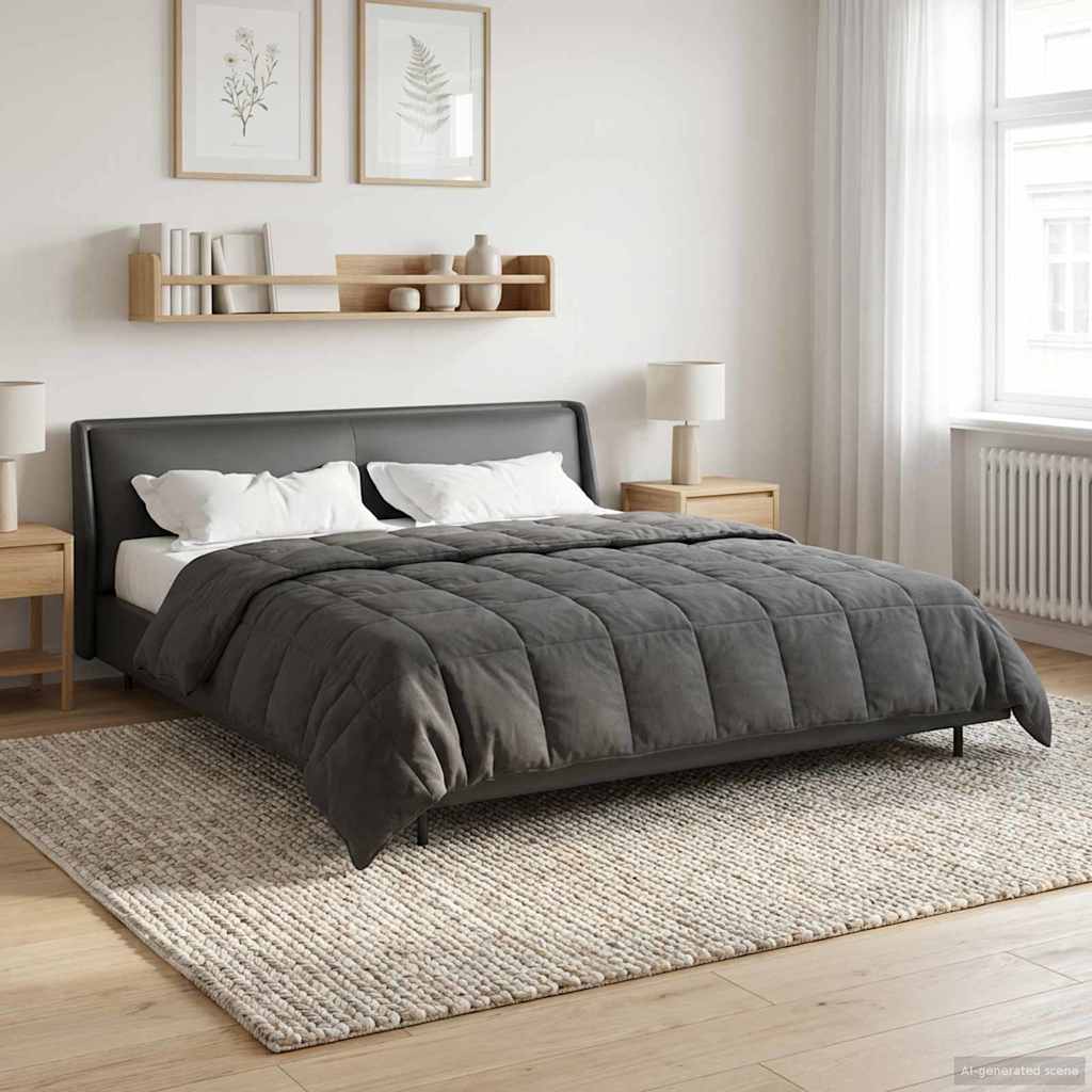 Piumone Completo Annuale Trapuntato Antracite 220 x 260 cm 42026239