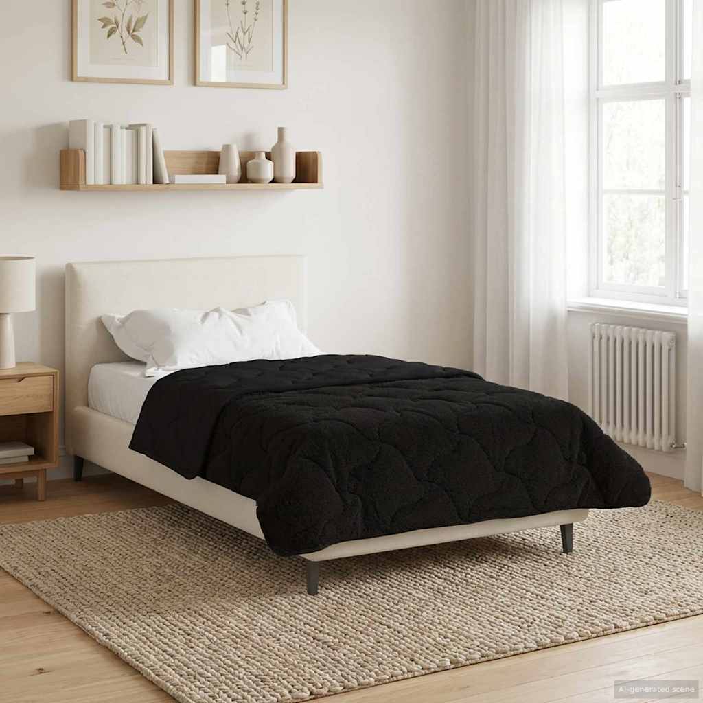 Piumone Completo Annuale Trapuntato Nero 135 x 200 cm 42026253