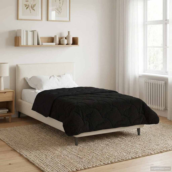 Piumone Completo Annuale Trapuntato Nero 135 x 200 cm 42026253