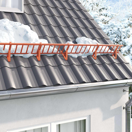 Supporto per guardia della neve Rosso 29,5 x 3 x 34,5 cm 42028458