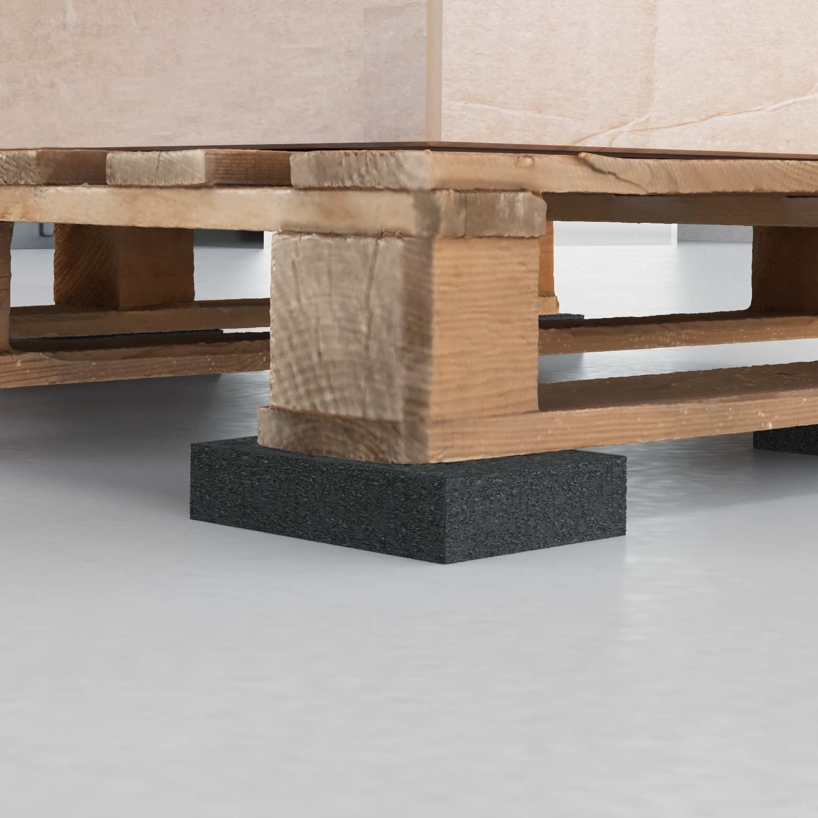 Tappetino in Gomma 25 pcs Nero 6 x 9 x 2 cm Gomma 42027229