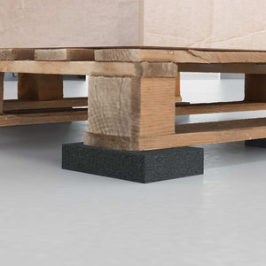 Tappetino in Gomma 25 pcs Nero 6 x 9 x 2 cm Gomma 42027229