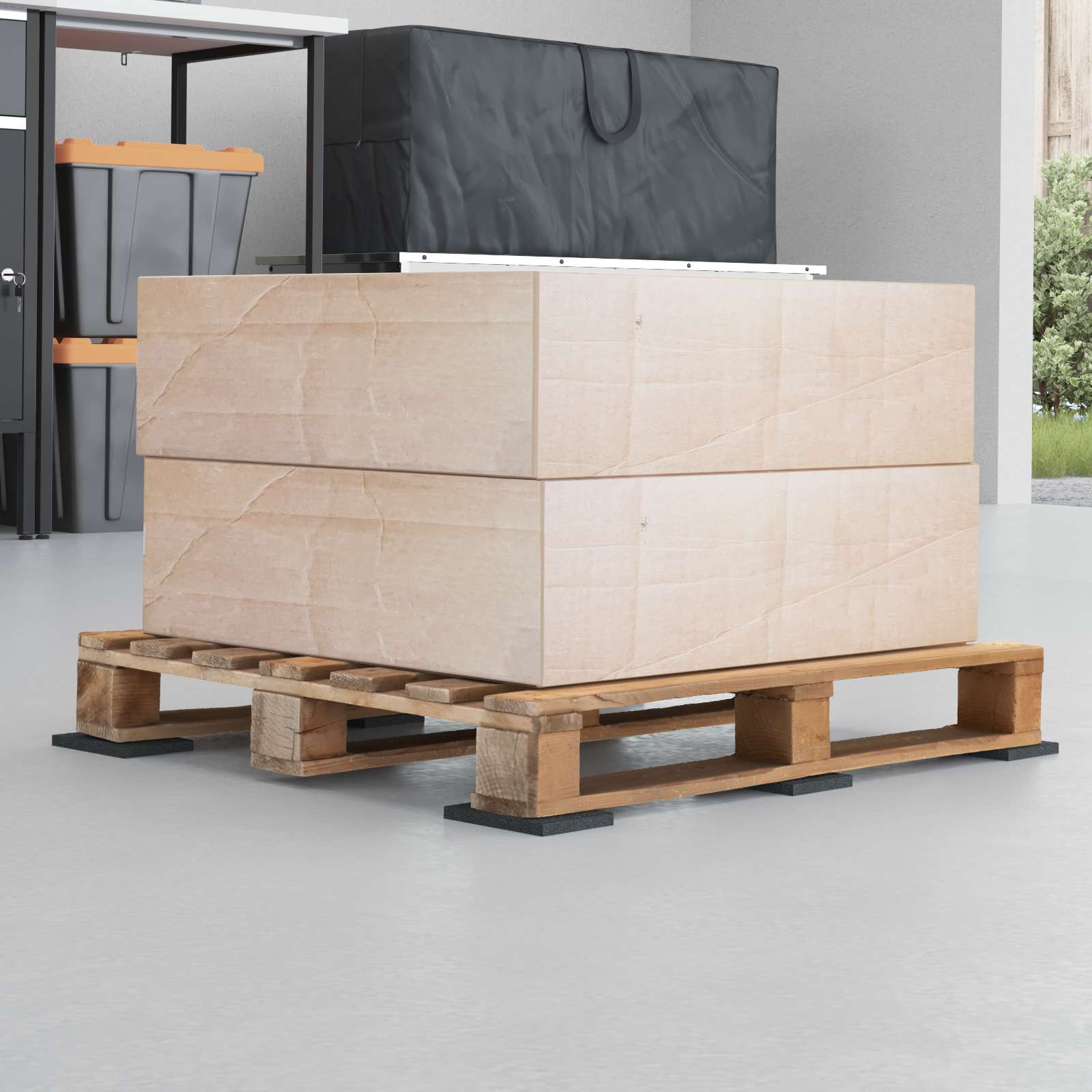 Tappetino in Gomma Nero Gomma 42027237