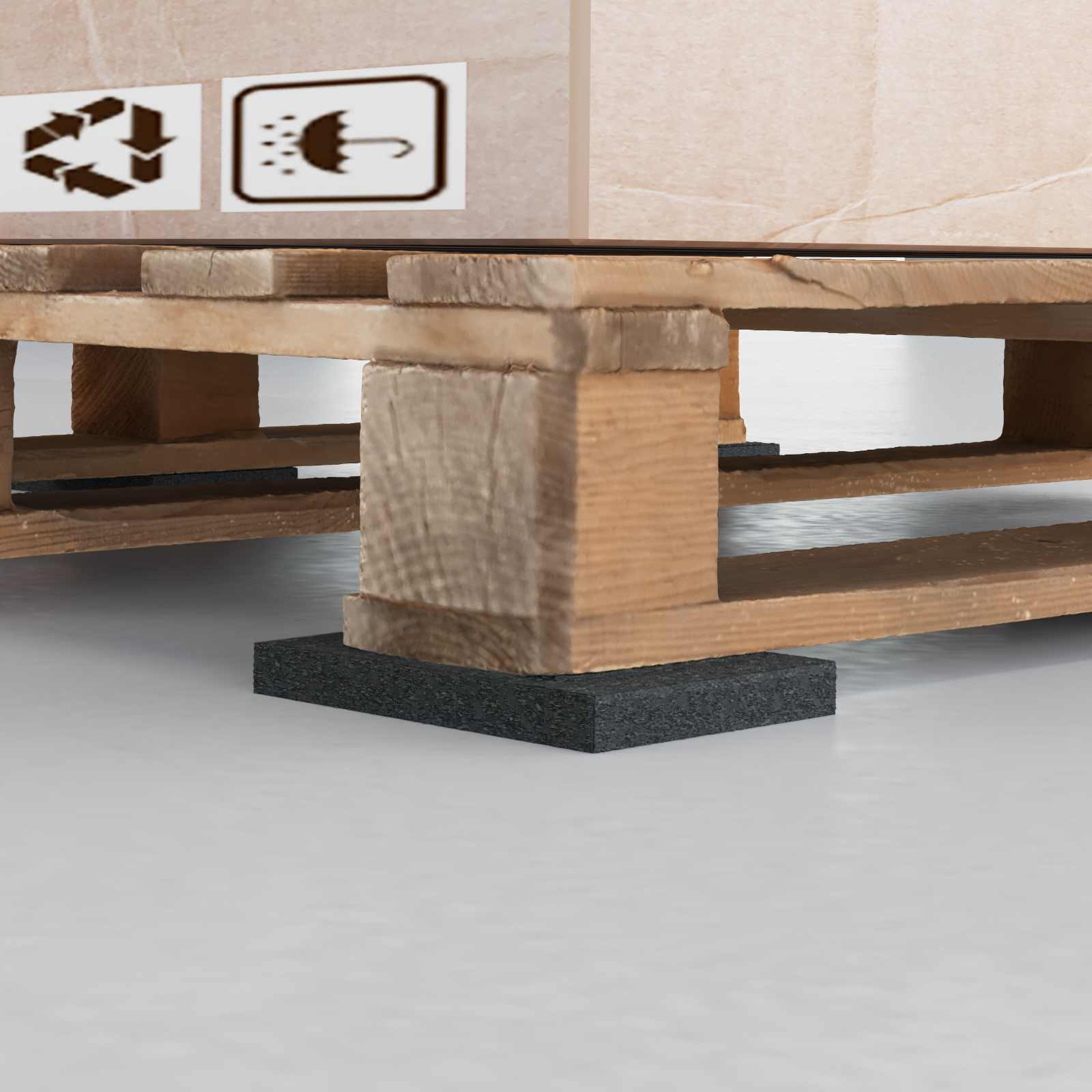 Tappetino in Gomma Nero Gomma 42027238