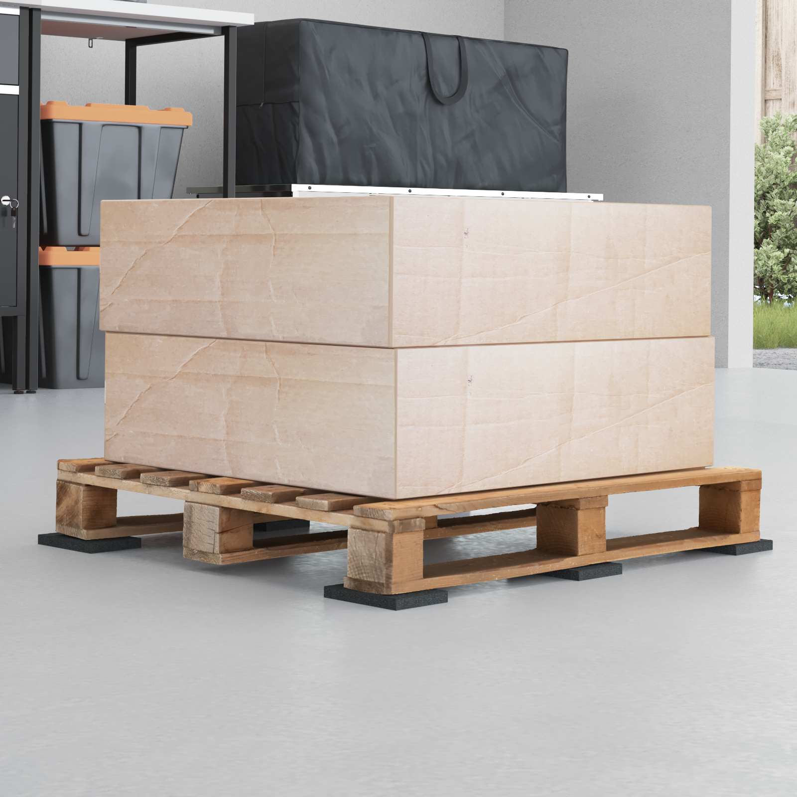 Tappetino in Gomma Nero Gomma 42027238