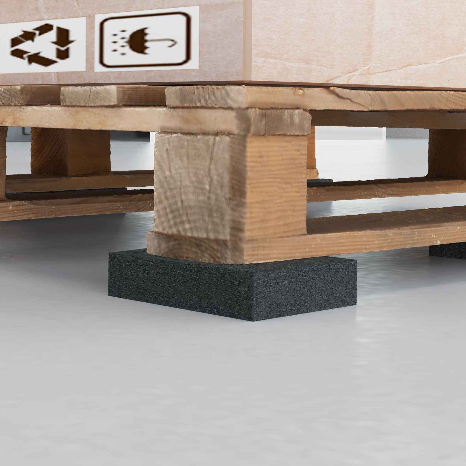 Tappetino in Gomma Nero Gomma 42027239