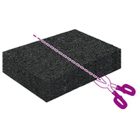 Tappetino in Gomma Nero Gomma 42027239