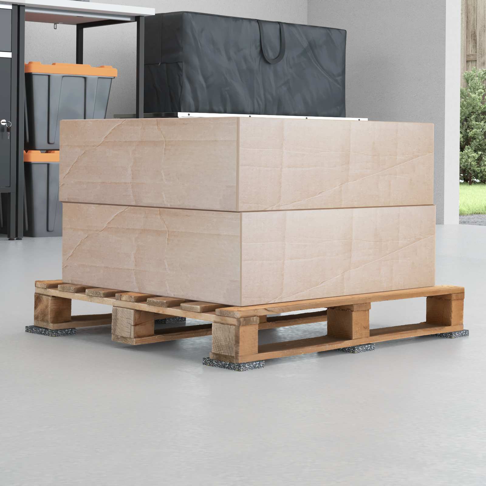 Rullo in gomma Nero Gomma 42027256