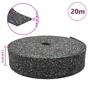 Rullo in gomma Nero Gomma 42027256