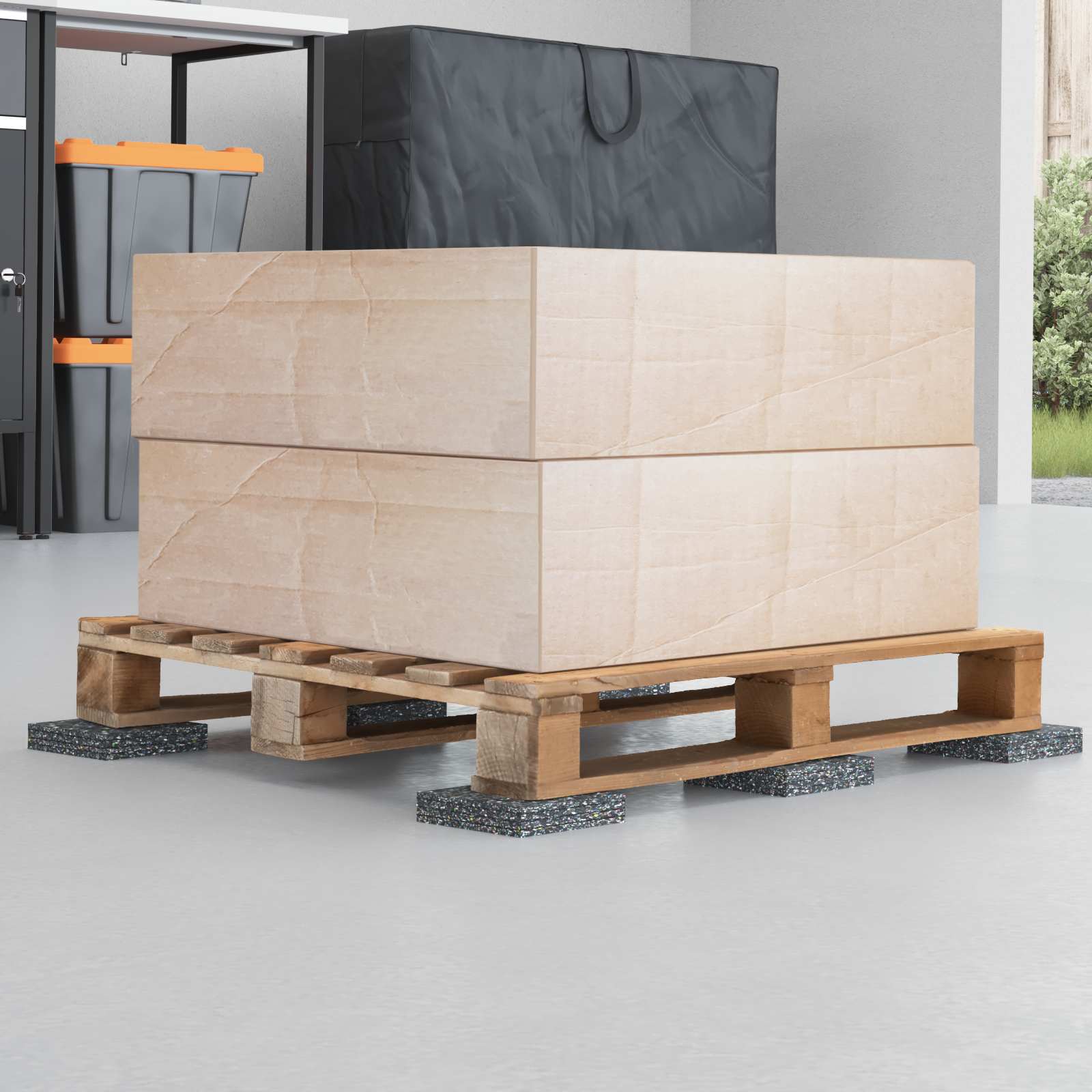 Rullo in gomma Nero Gomma 42027293