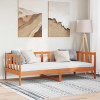 Struttura del letto Marrone cerato 100 x 200 cm Pino massello 863890