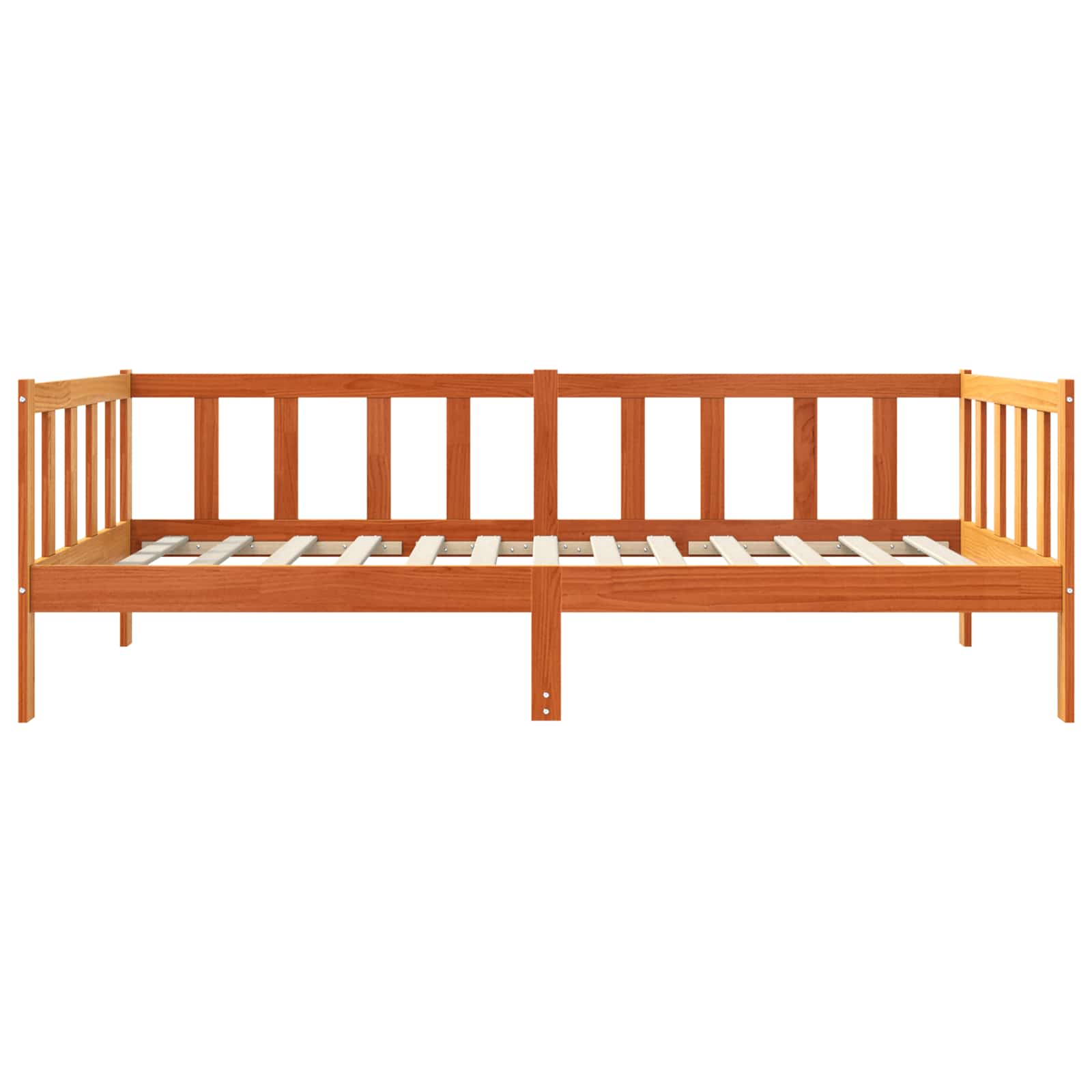 Struttura del letto Marrone cerato 100 x 200 cm Pino massello 863890