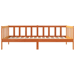 Struttura del letto Marrone cerato 100 x 200 cm Pino massello 863890