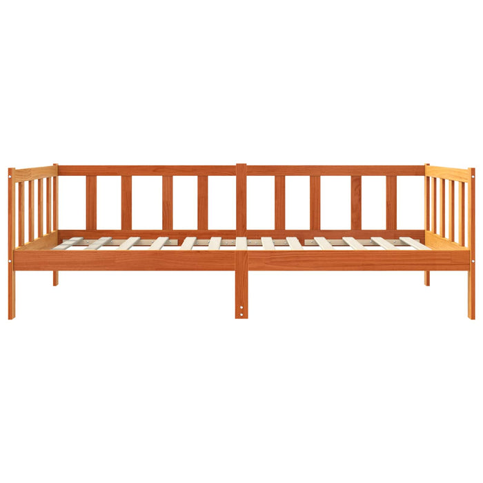 Struttura del letto Marrone cerato 100 x 200 cm Pino massello 863890