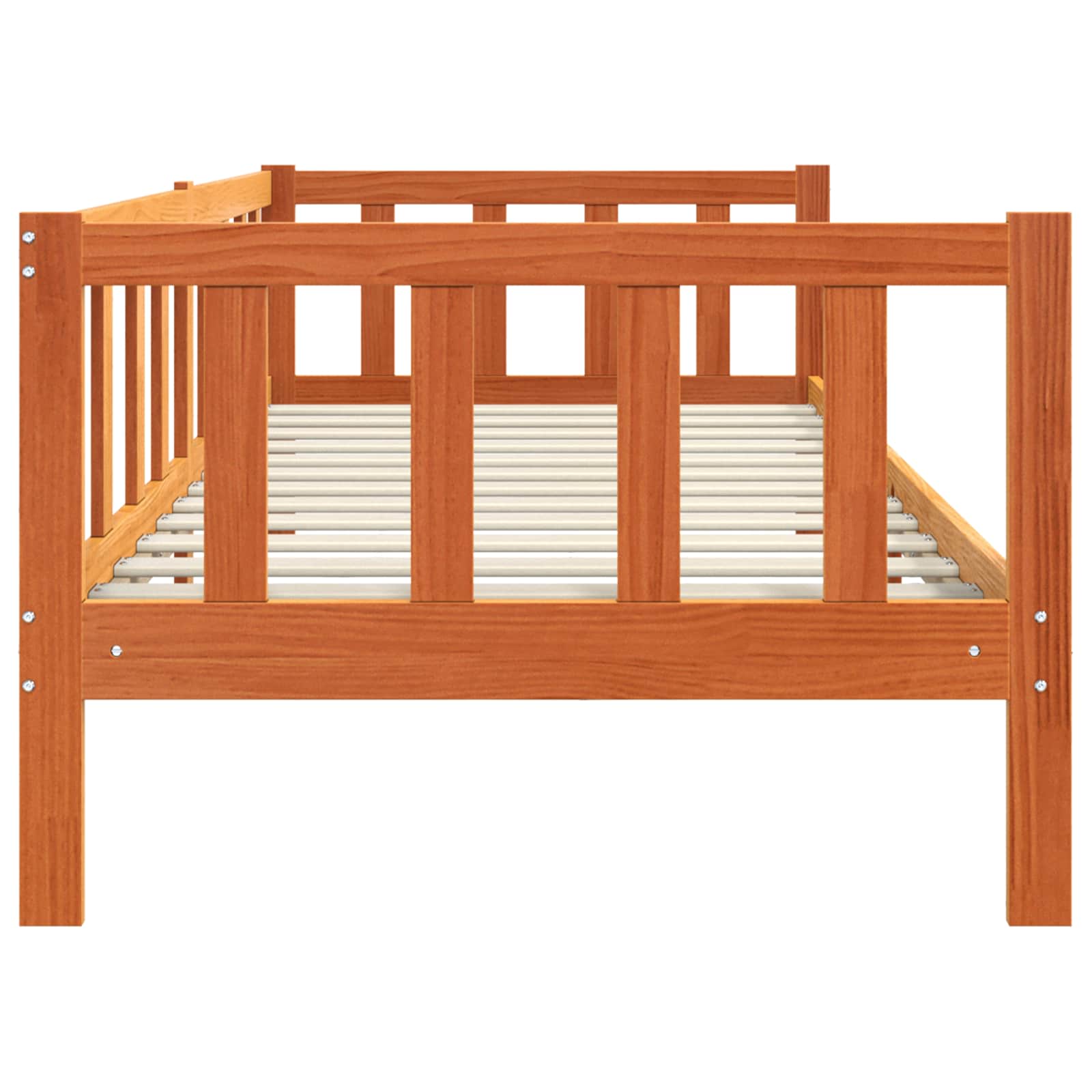 Struttura del letto Marrone cerato 100 x 200 cm Pino massello 863890