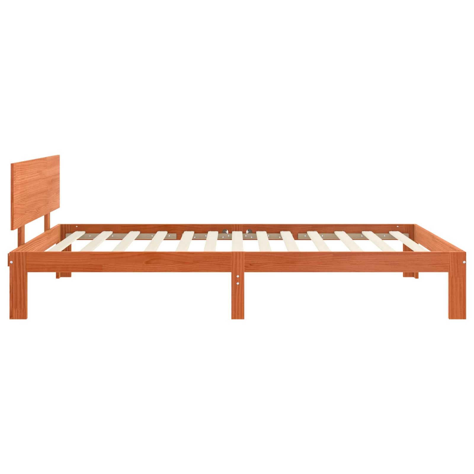 Struttura del letto Marrone cerato 70 x 190 cm Pino massello 863953