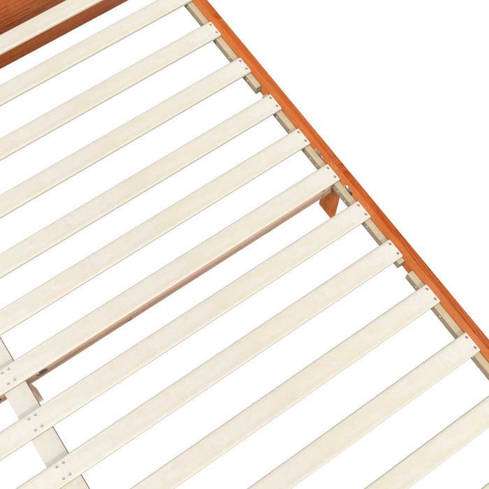 Struttura del letto Marrone cerato 120 x 200 cm 864013