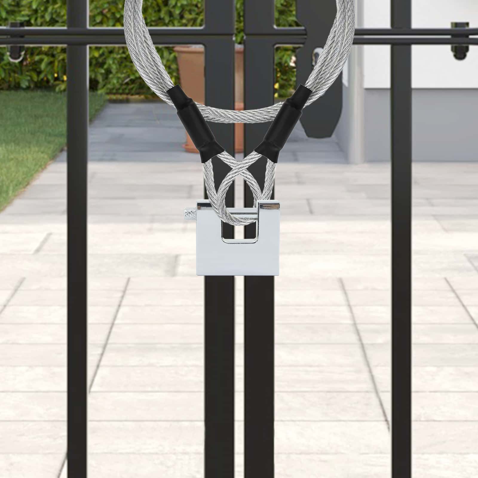 Lucchetto 2 pcs Argento 5 x 1,9 x 4,5 cm Ferro 42020729