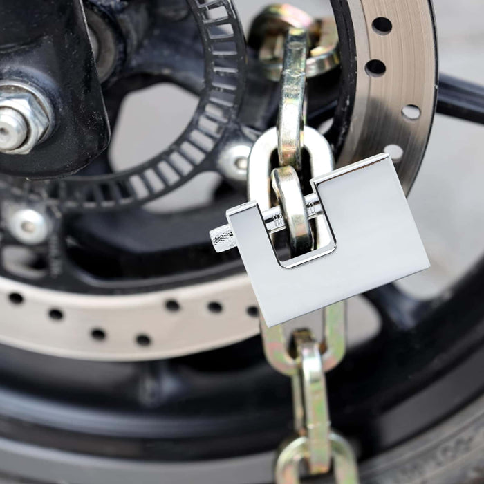 Lucchetto 2 pcs Argento 7,9 x 5 x 1,9 cm Ferro 42020735