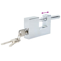 Lucchetto 2 pcs Argento 7,8 x 2 x 5 cm Ferro 42020738