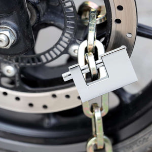 Lucchetto 2 pcs Argento 8,7 x 1,9 x 5,5 cm Ferro 42020741