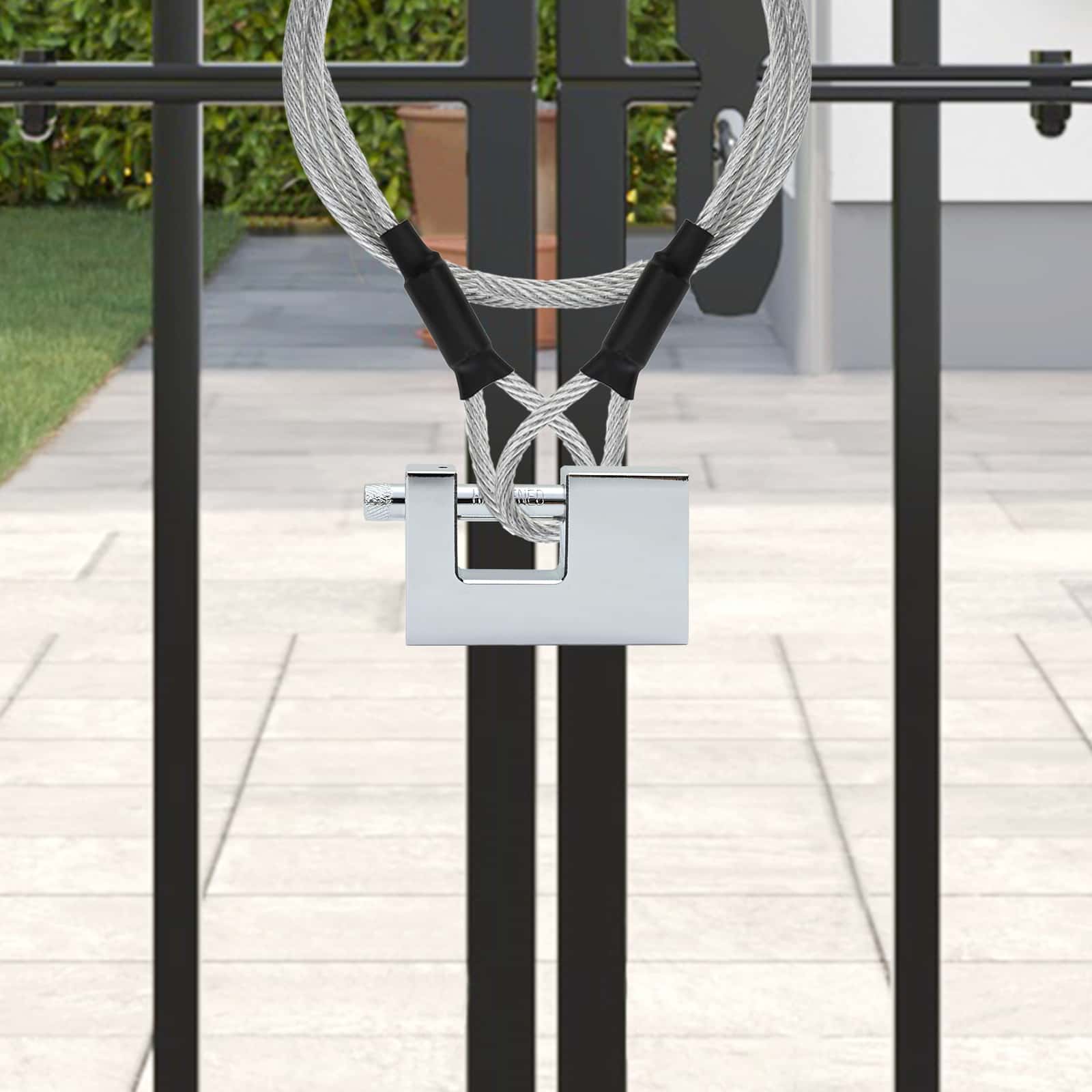 Lucchetto 6 pcs Argento 8,7 x 1,9 x 5,5 cm Ferro 42020742