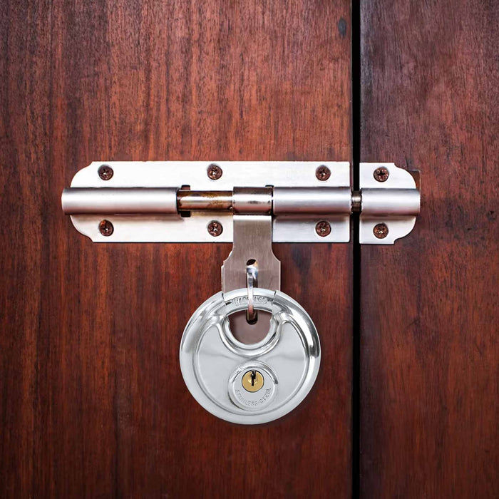 Lucchetti Discus con Chiavi 6 pcs Argento 9 x 2,8 x 9 cm 42020754