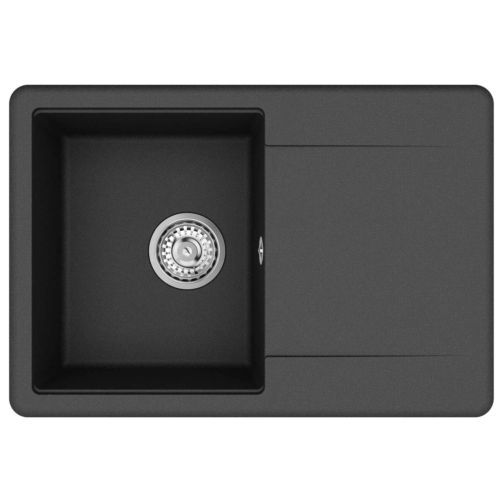 Lavello Nero 670 x 460 mm Granito 42028408